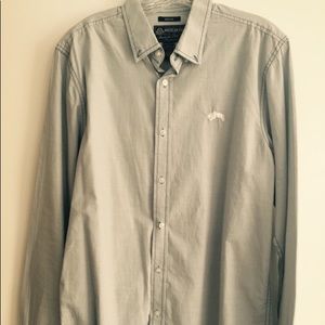 Men's casual button down shirt